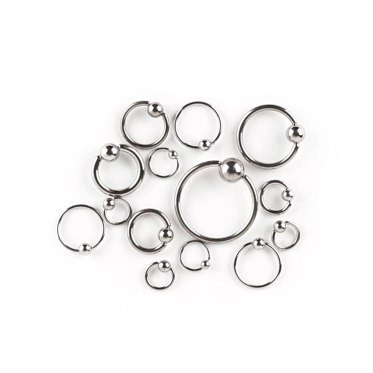 16 Gauge Stainless Steel Captive Bead Ring