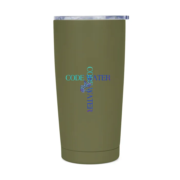 All-Over Print Tumbler With Straw