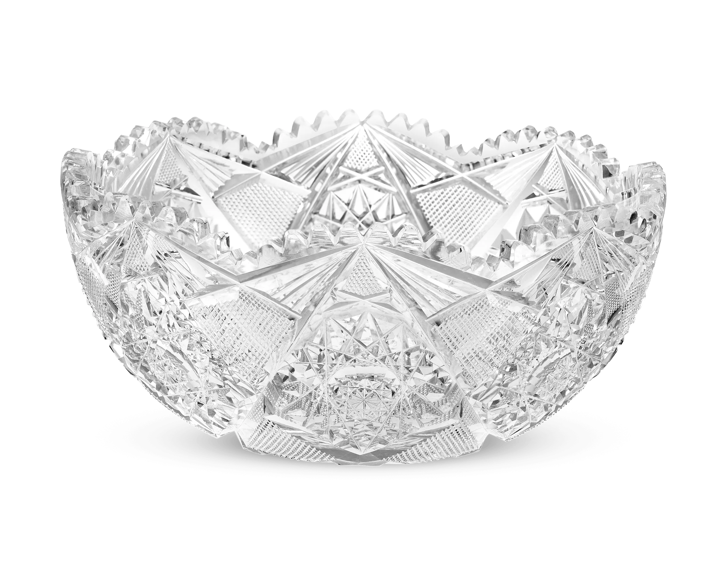 American Brilliant Period Cut Glass Bowl