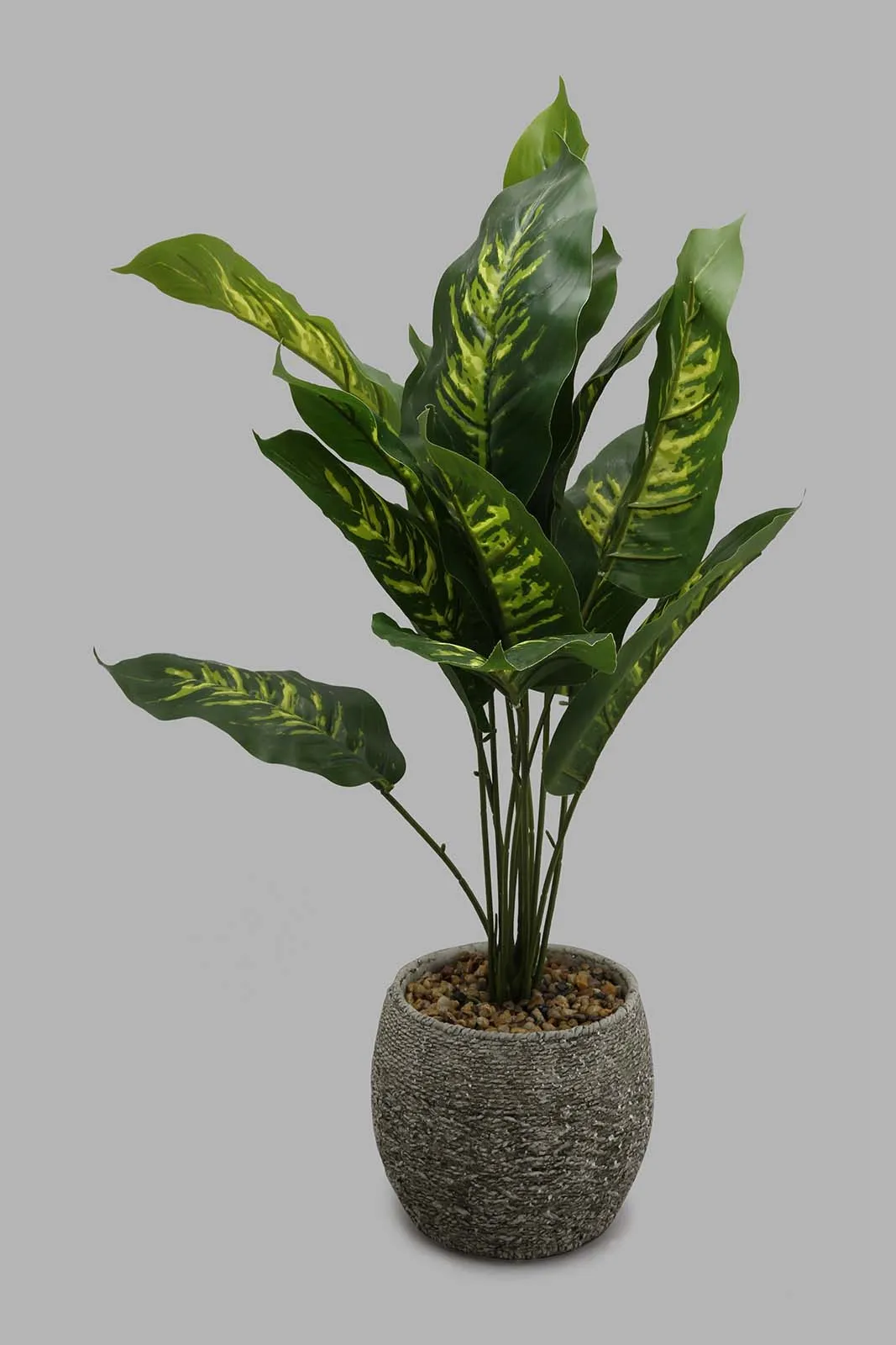 Artificial Plant in Brown Ceramic Pot