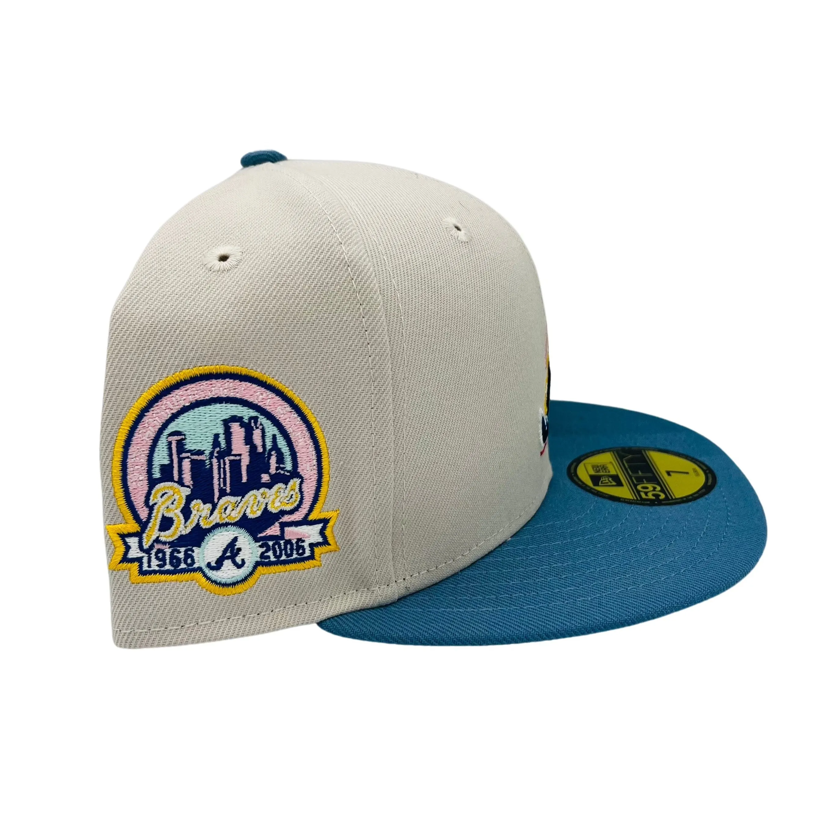 Atlanta Braves Color Brush Fitted Cap