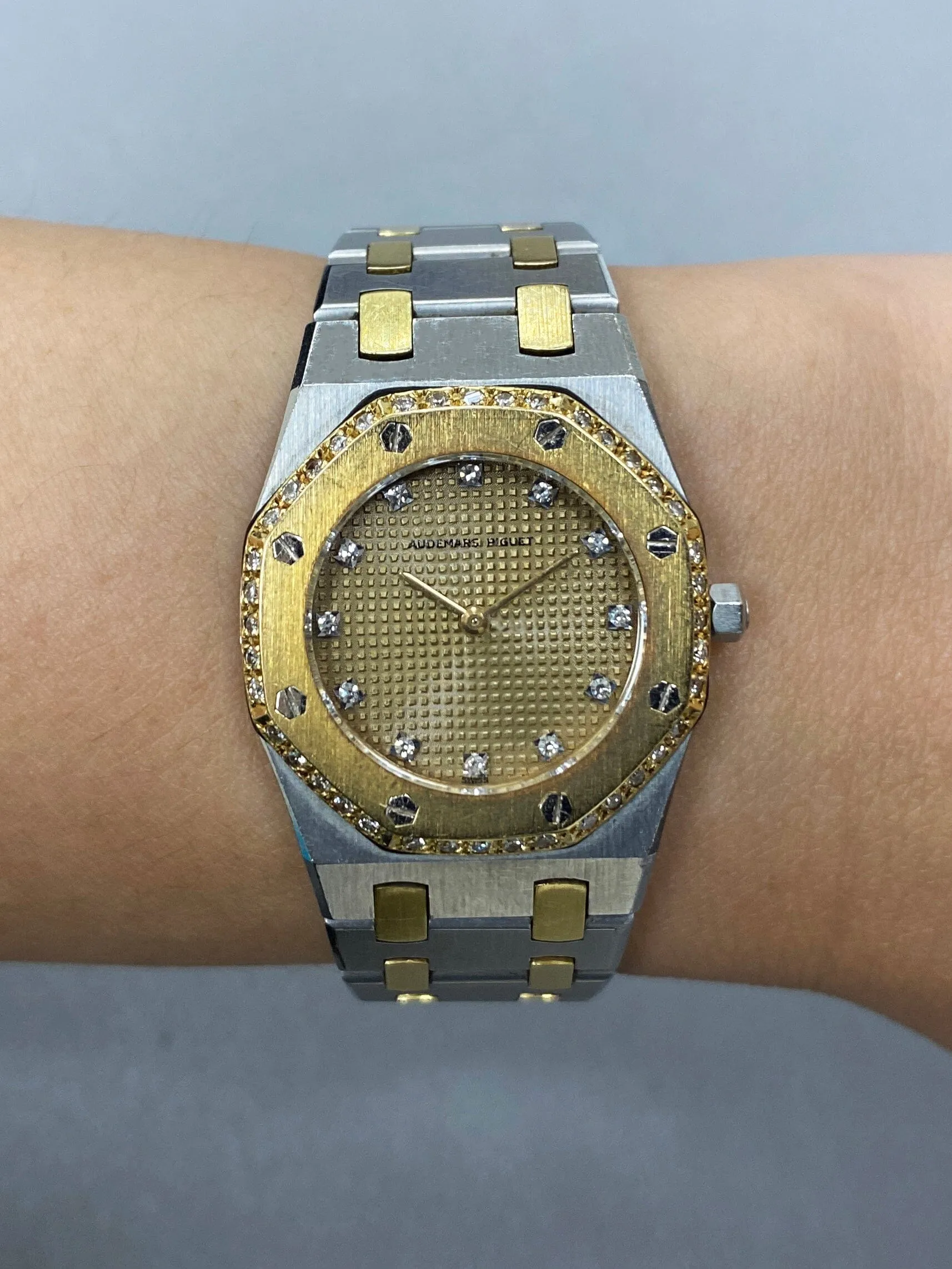 Audemars Piguet Royal Oak Diamond Two-Tone Ladies Watch