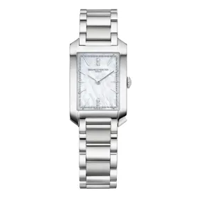 Baume & Mercier Hampton 10474 35mm Silver Quartz Ladies Watch