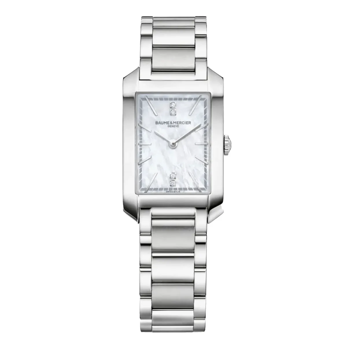 Baume & Mercier Hampton 10474 35mm Silver Quartz Ladies Watch