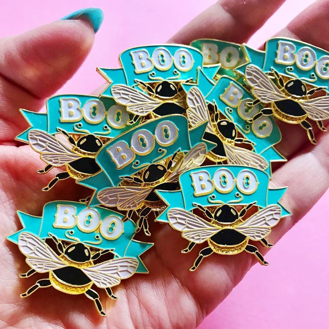 Boo Bee | Soft Enamel Pin