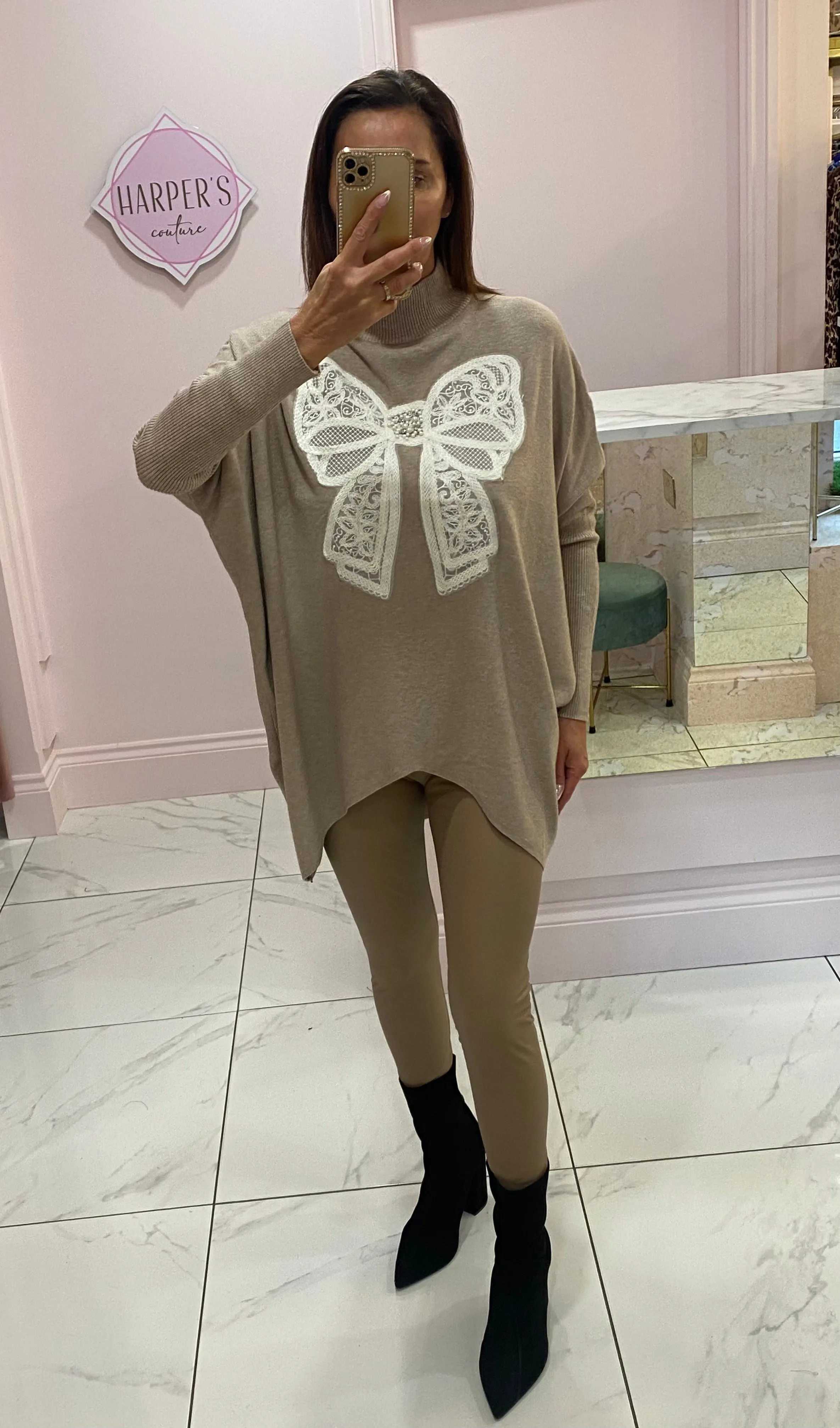 Bow Super Soft Knit Jumper