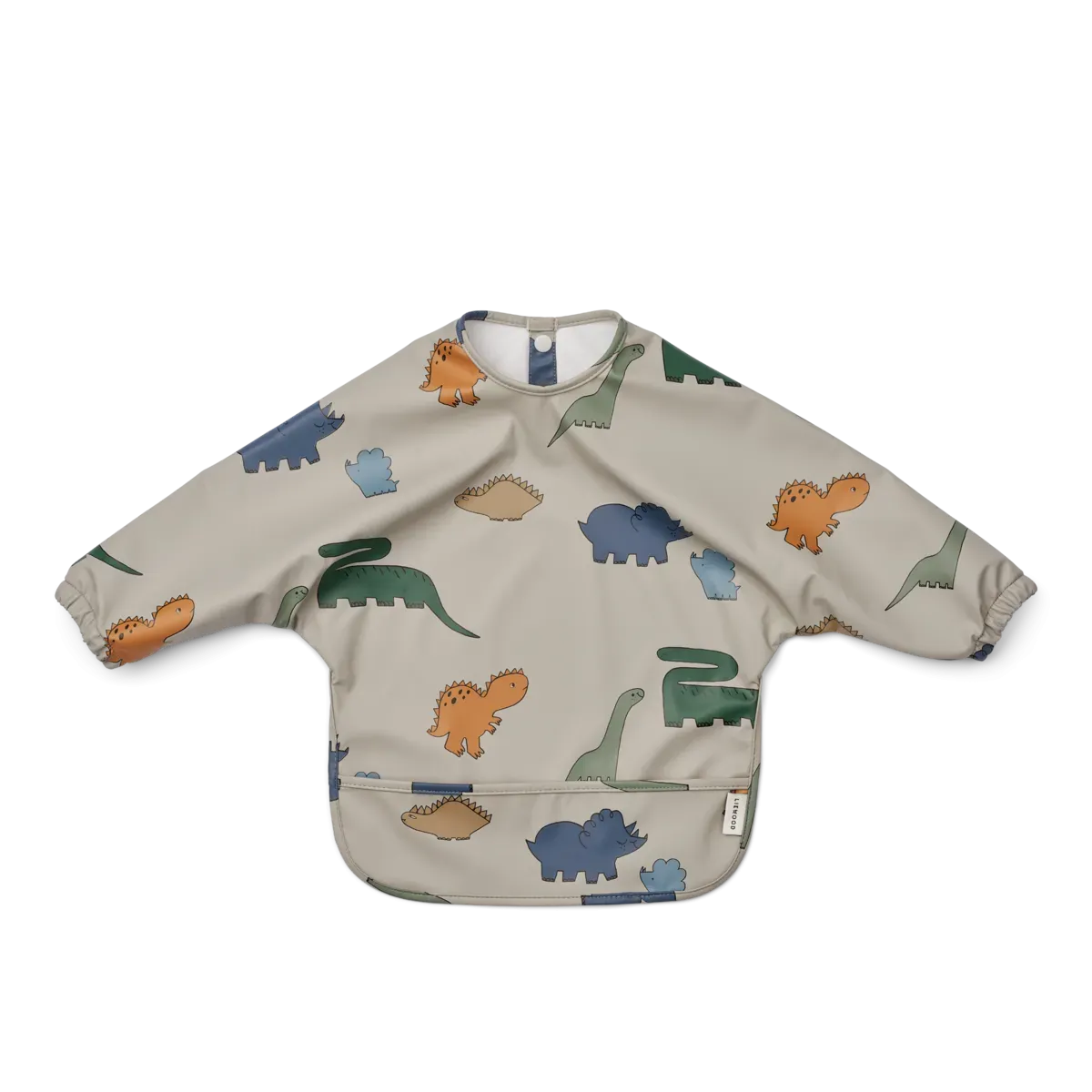 Cape Bib - Merle - Dinosaurs - Mist