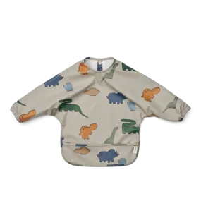 Cape Bib - Merle - Dinosaurs - Mist