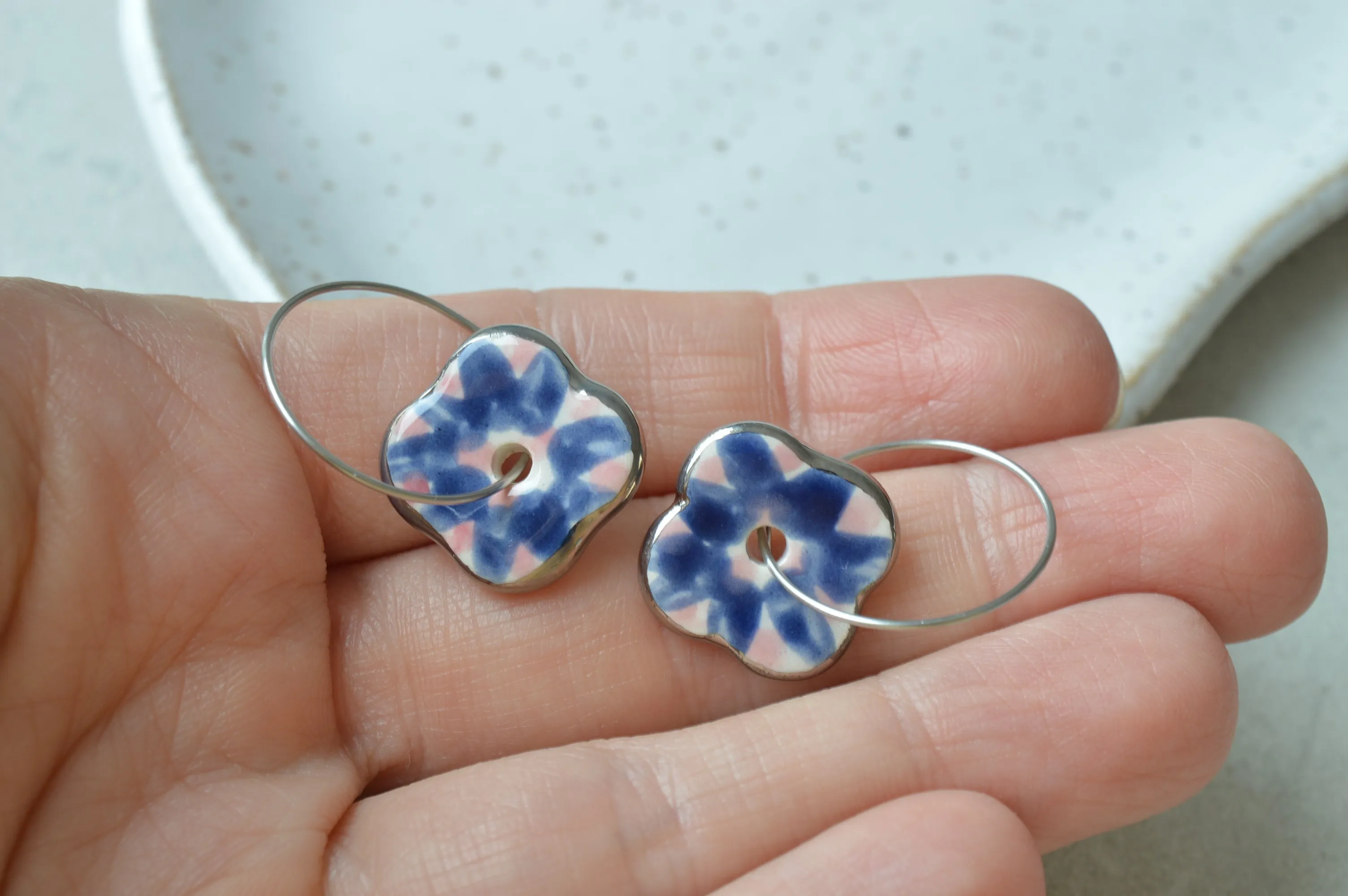 Ceramic Earrings No. 44