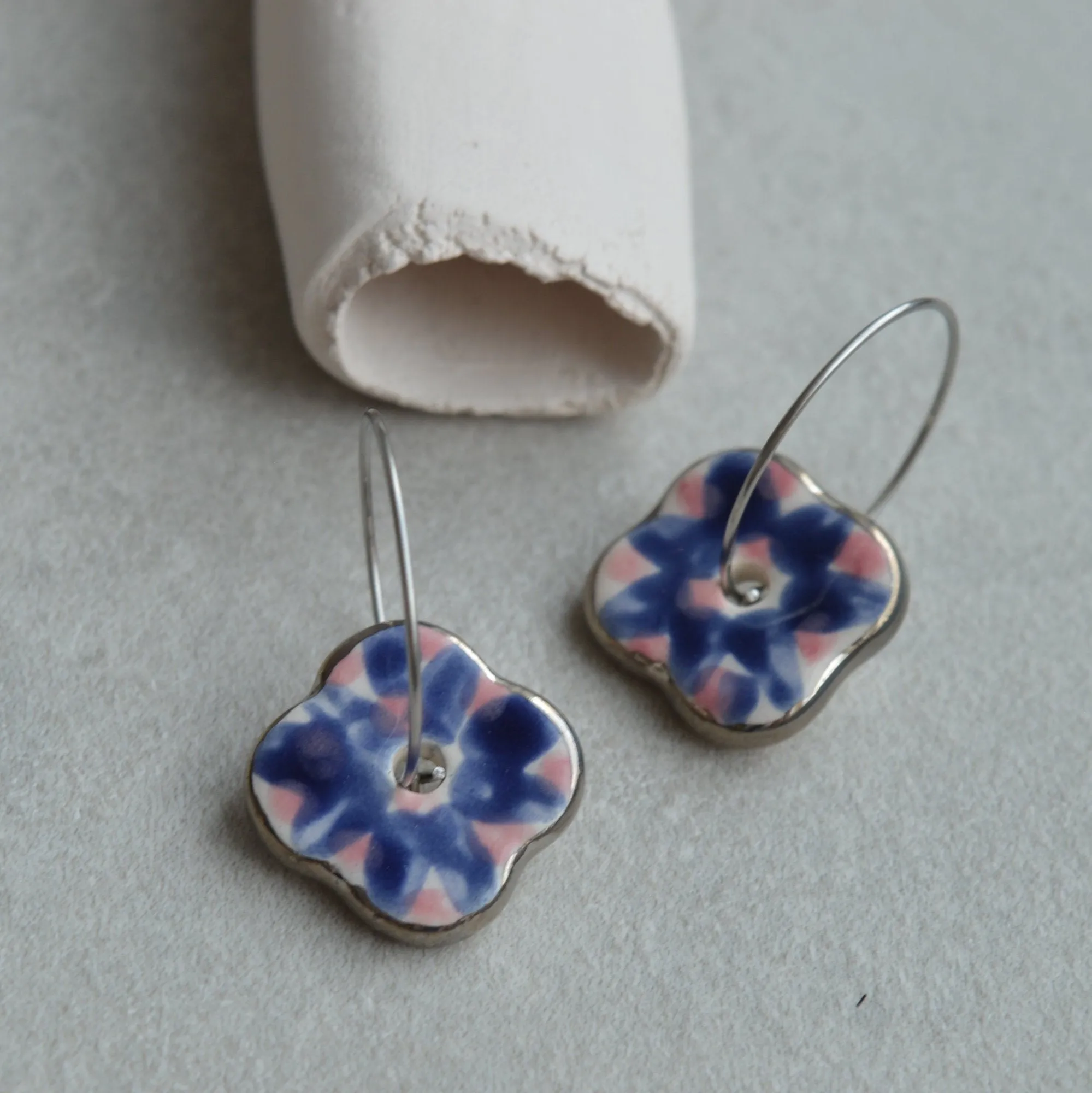 Ceramic Earrings No. 44