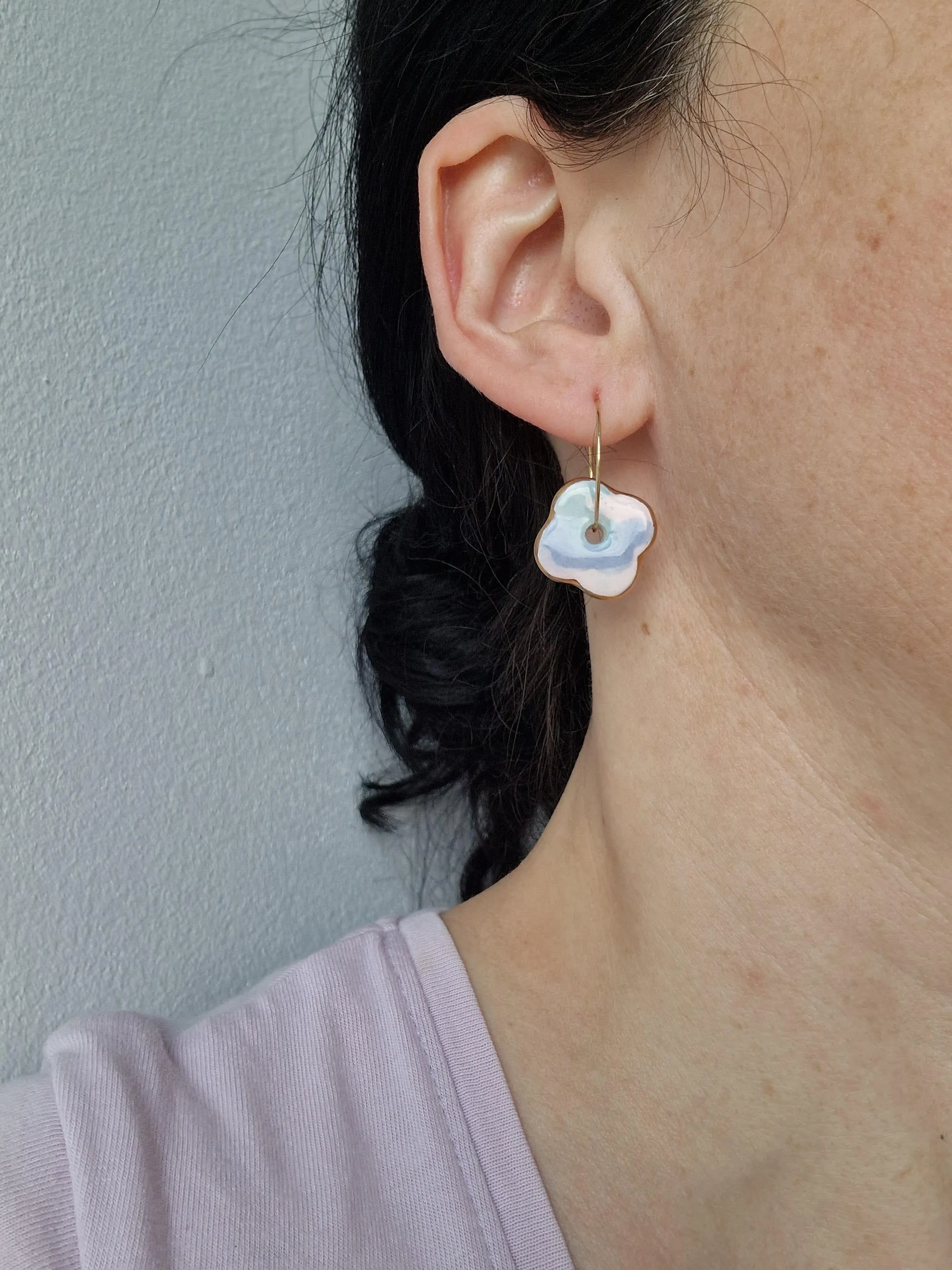 Ceramic Earrings No. 44