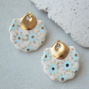 Ceramic earrings No. 9