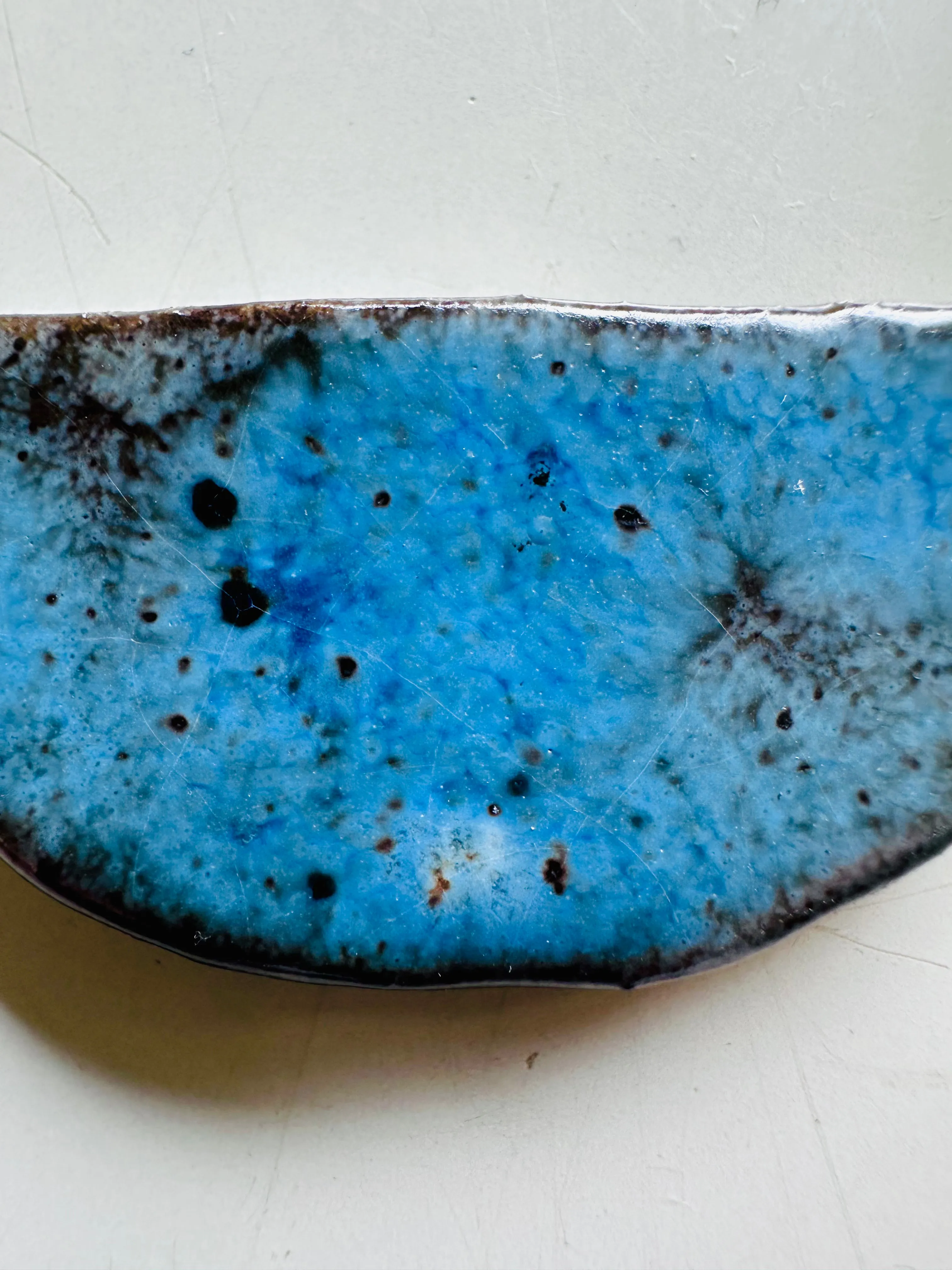 Ceramic Necklace Half Moon — SEA BLUE REEF