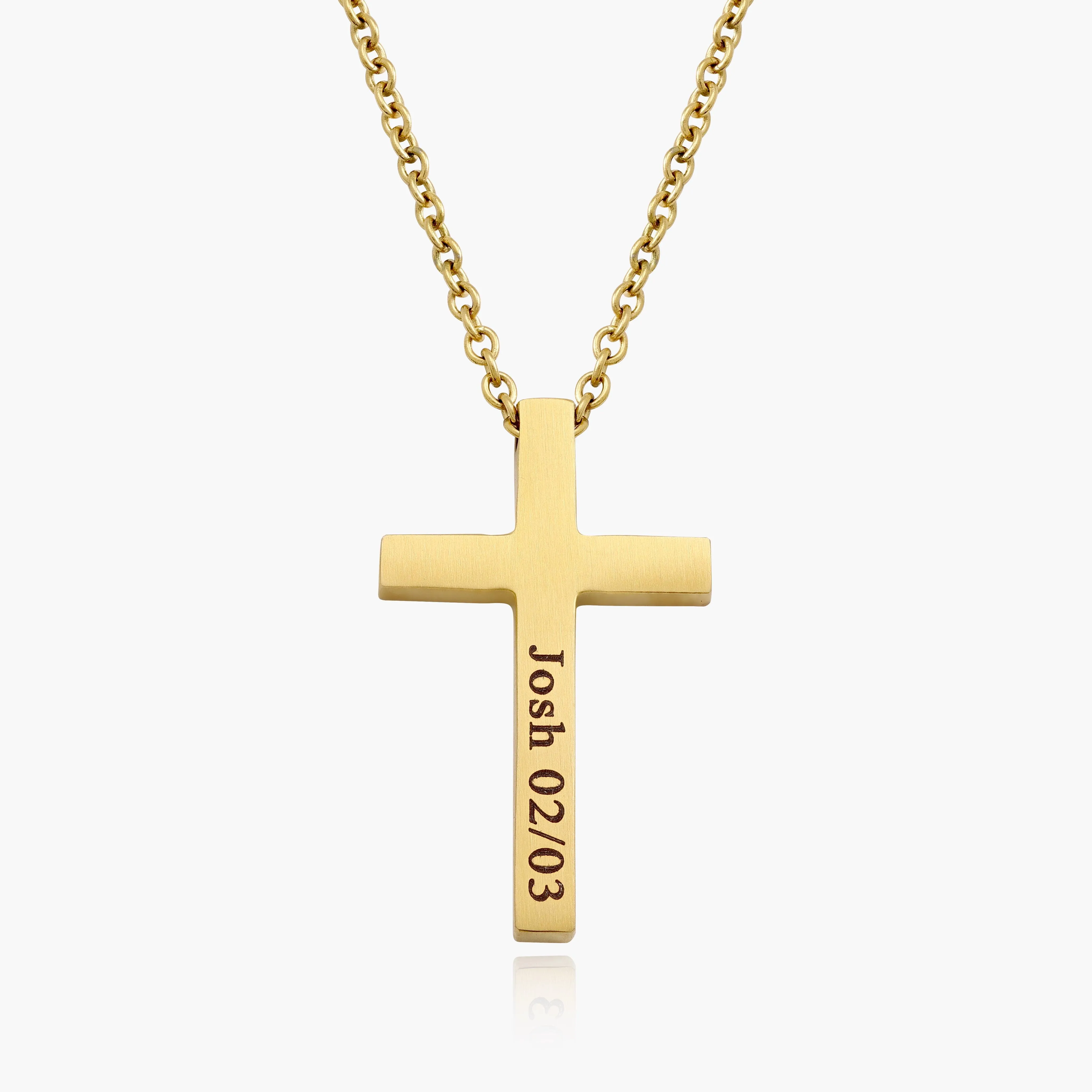 Cross Necklace - Gold