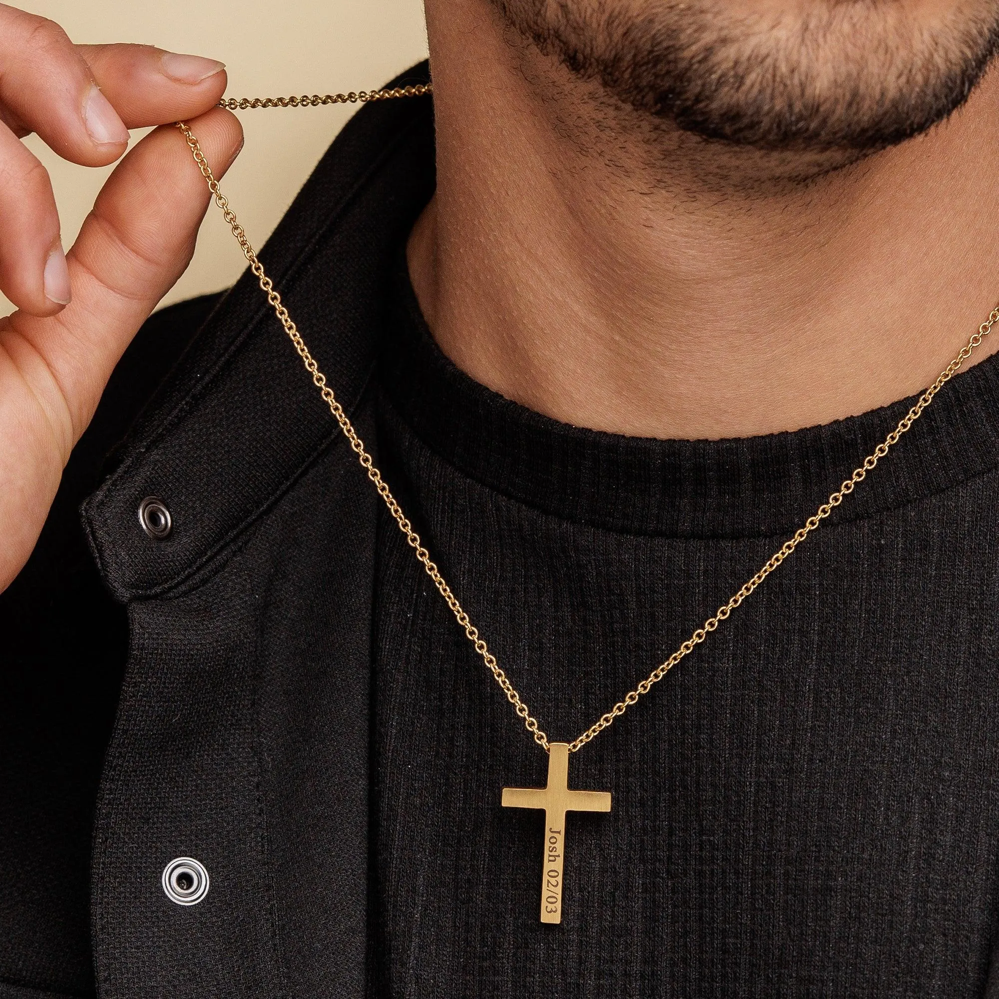 Cross Necklace - Gold