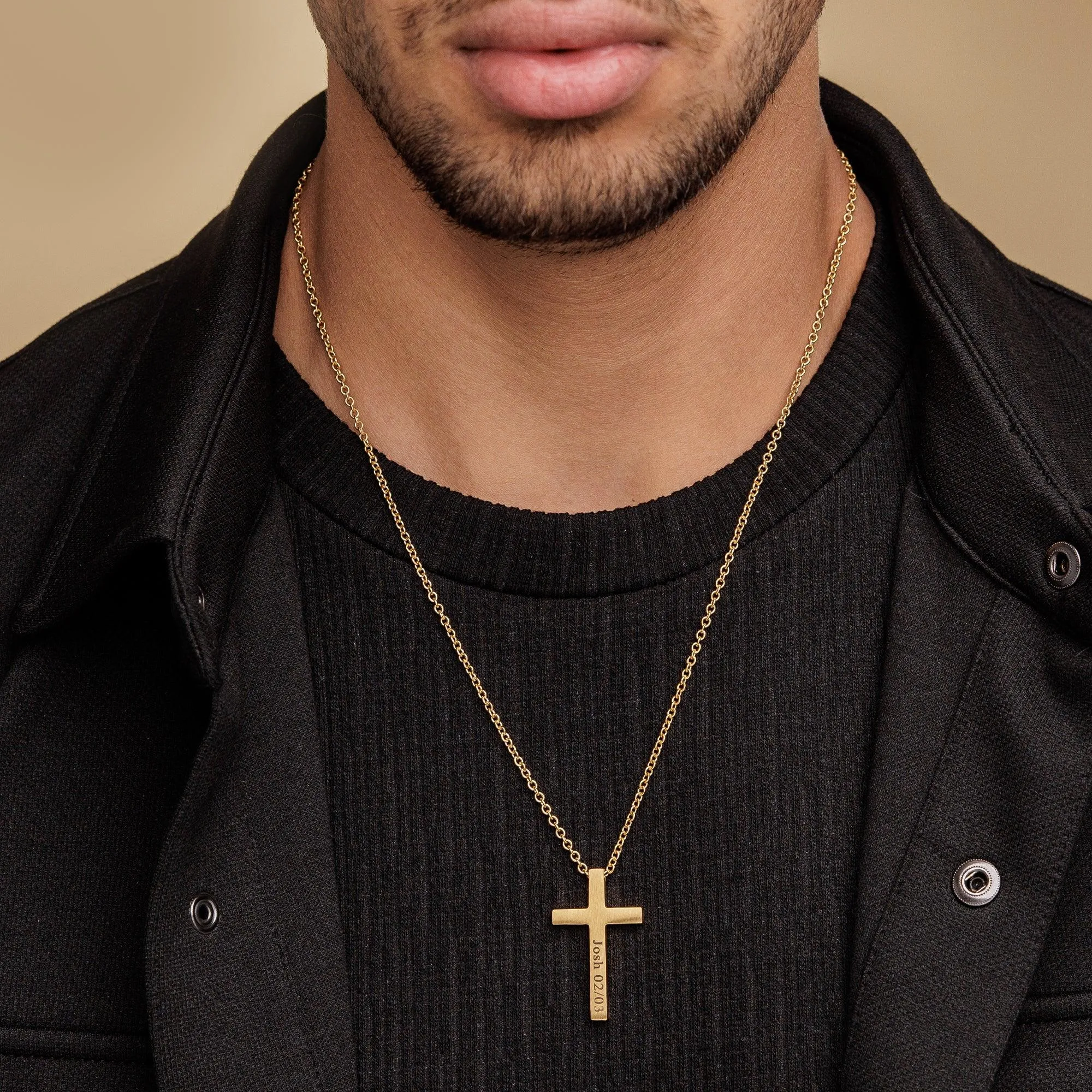 Cross Necklace - Gold