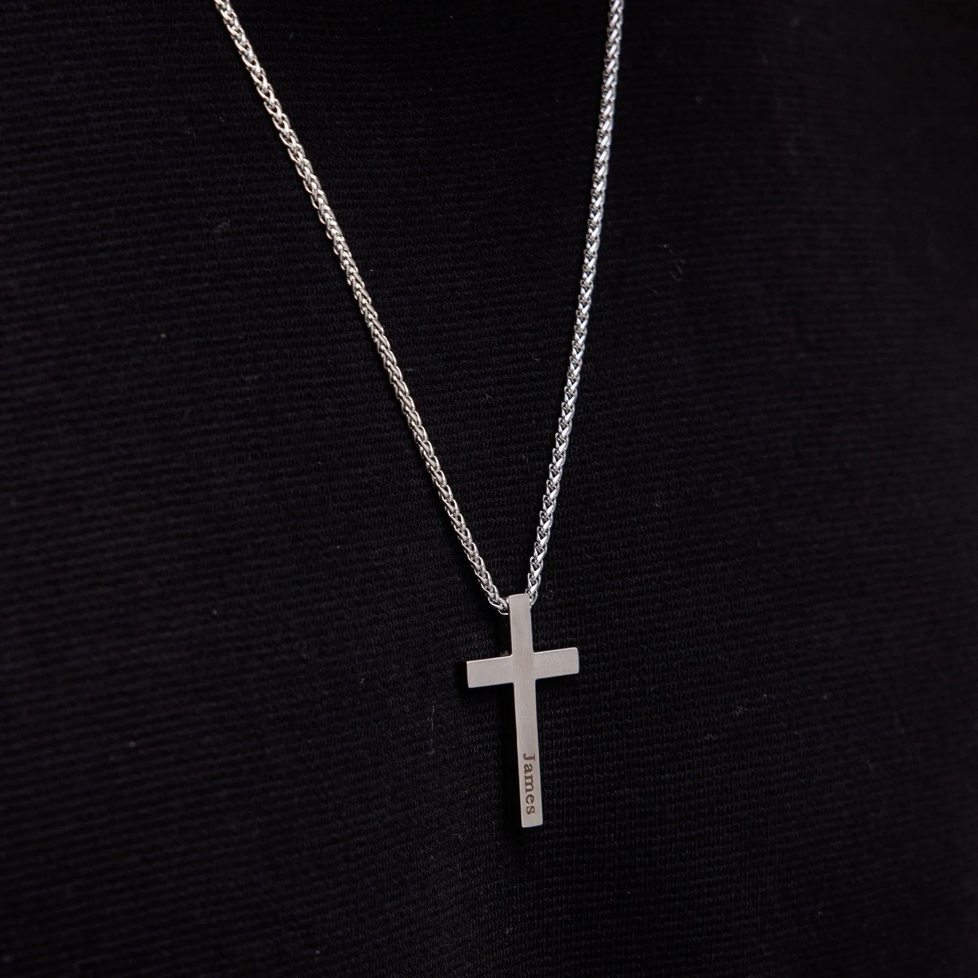 Cross Necklace - Silver