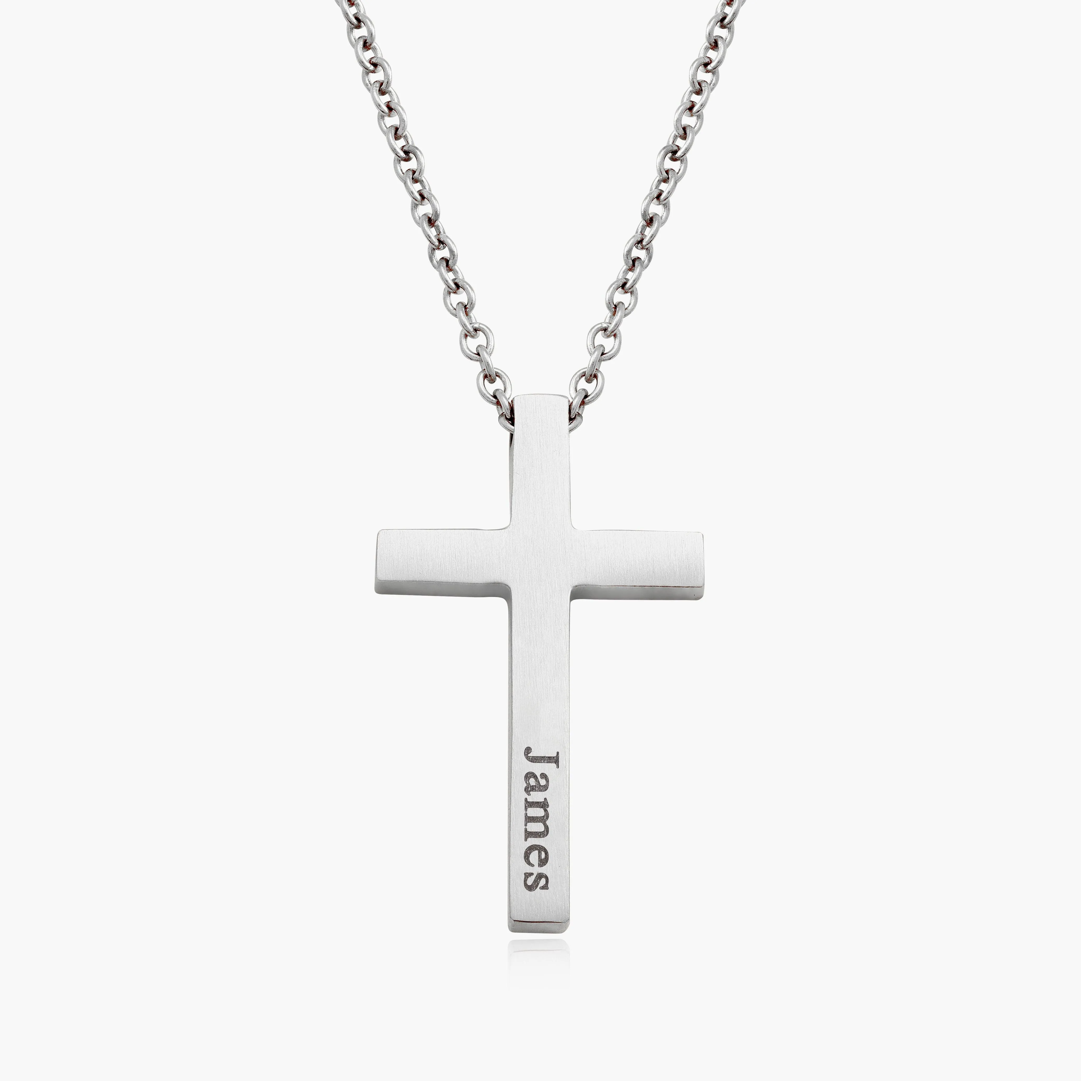 Cross Necklace - Silver