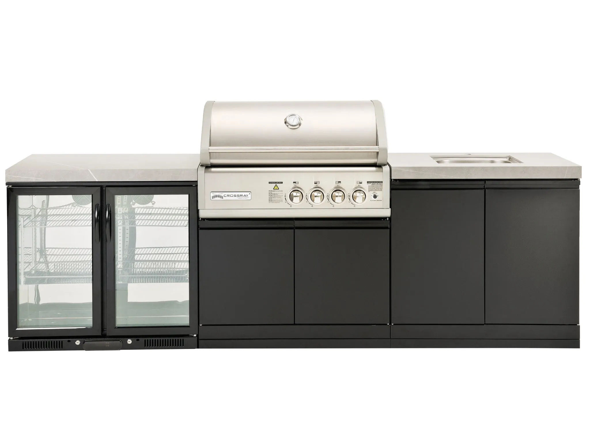 CROSSRAY 4-Burner BBQ Outdoor Kitchen