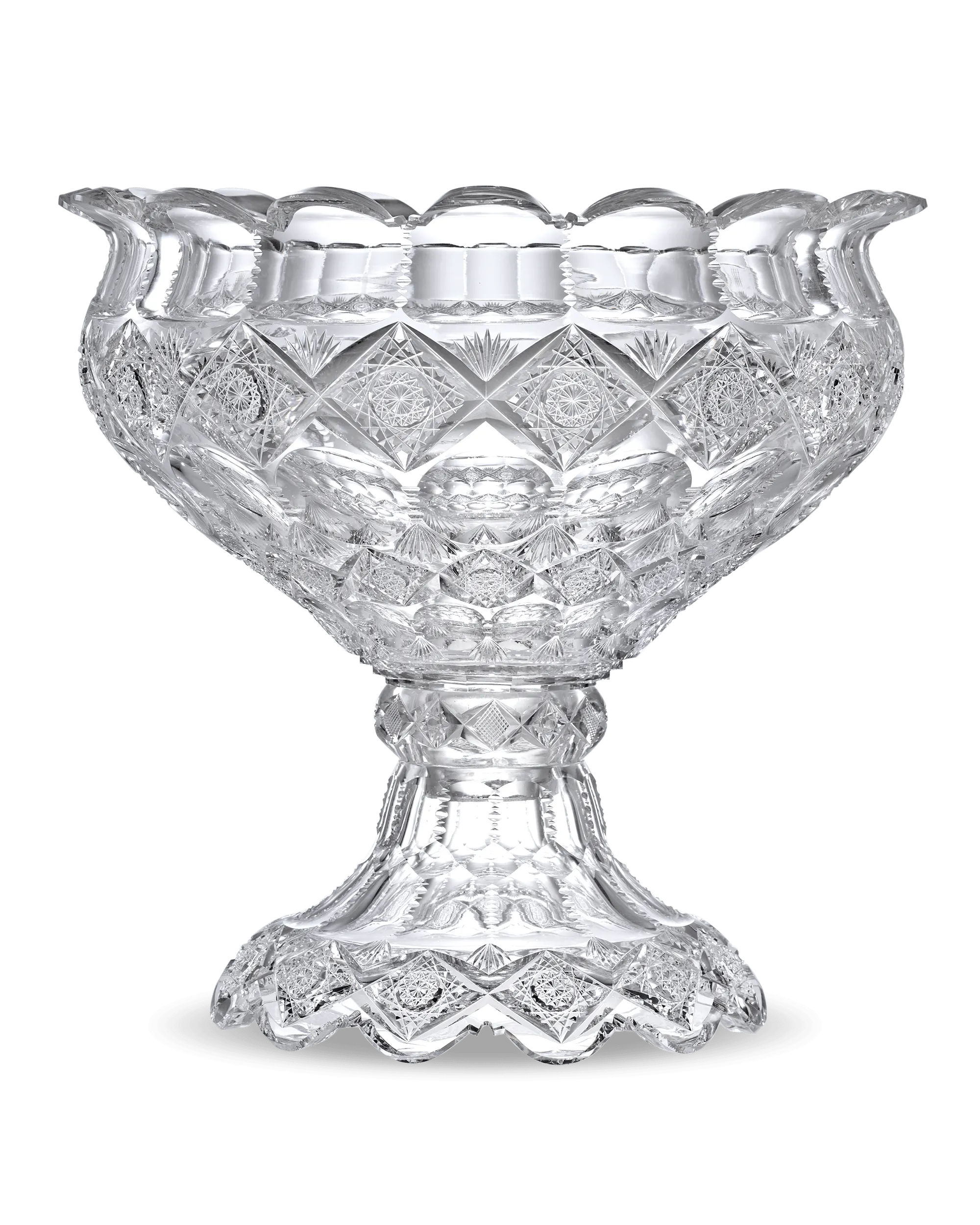 Cut Glass Punch Bowl by Sinclaire