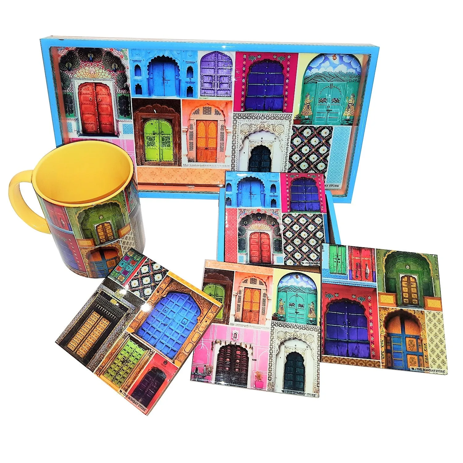 Dwaar Tray, Mug and Coaster Combo Set