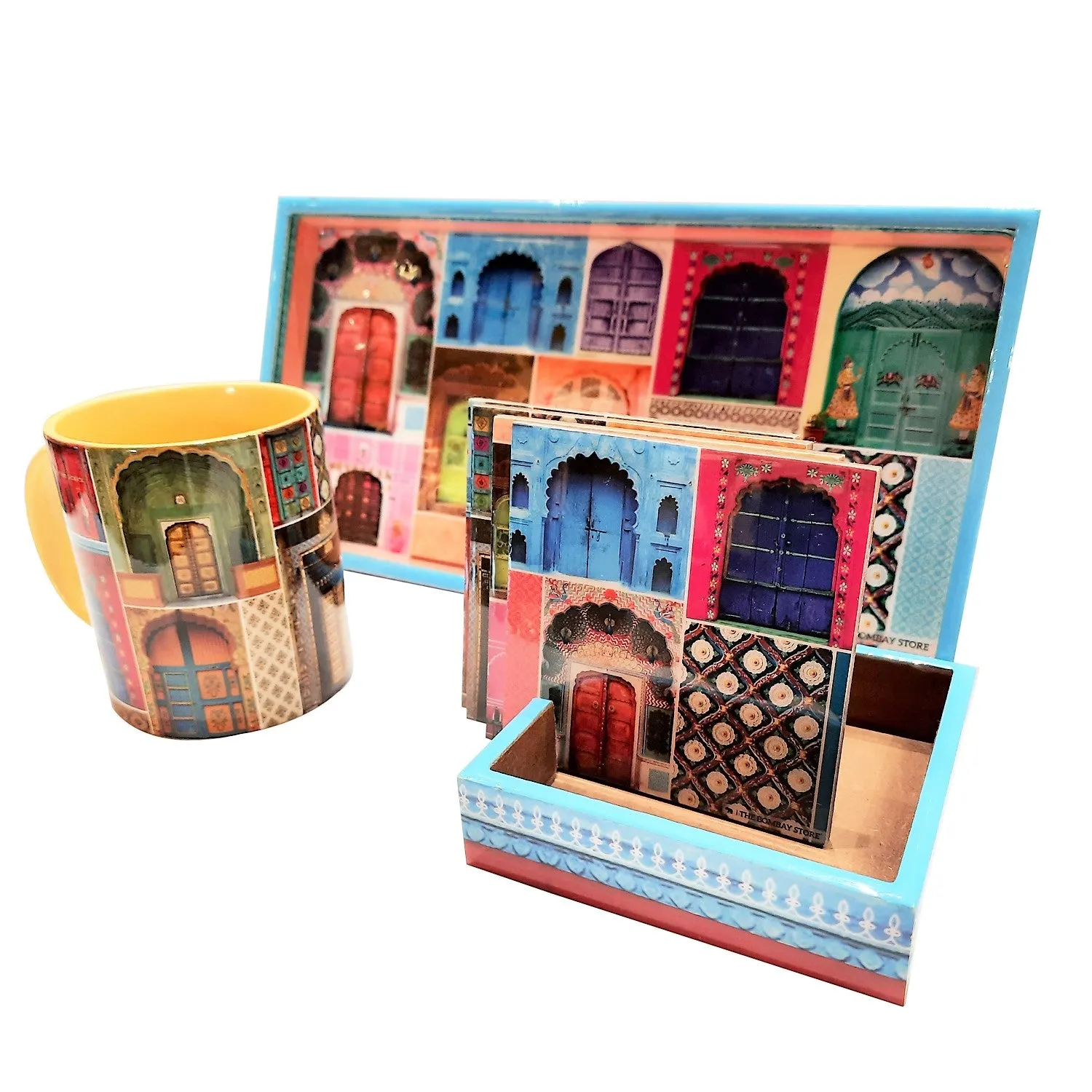 Dwaar Tray, Mug and Coaster Combo Set