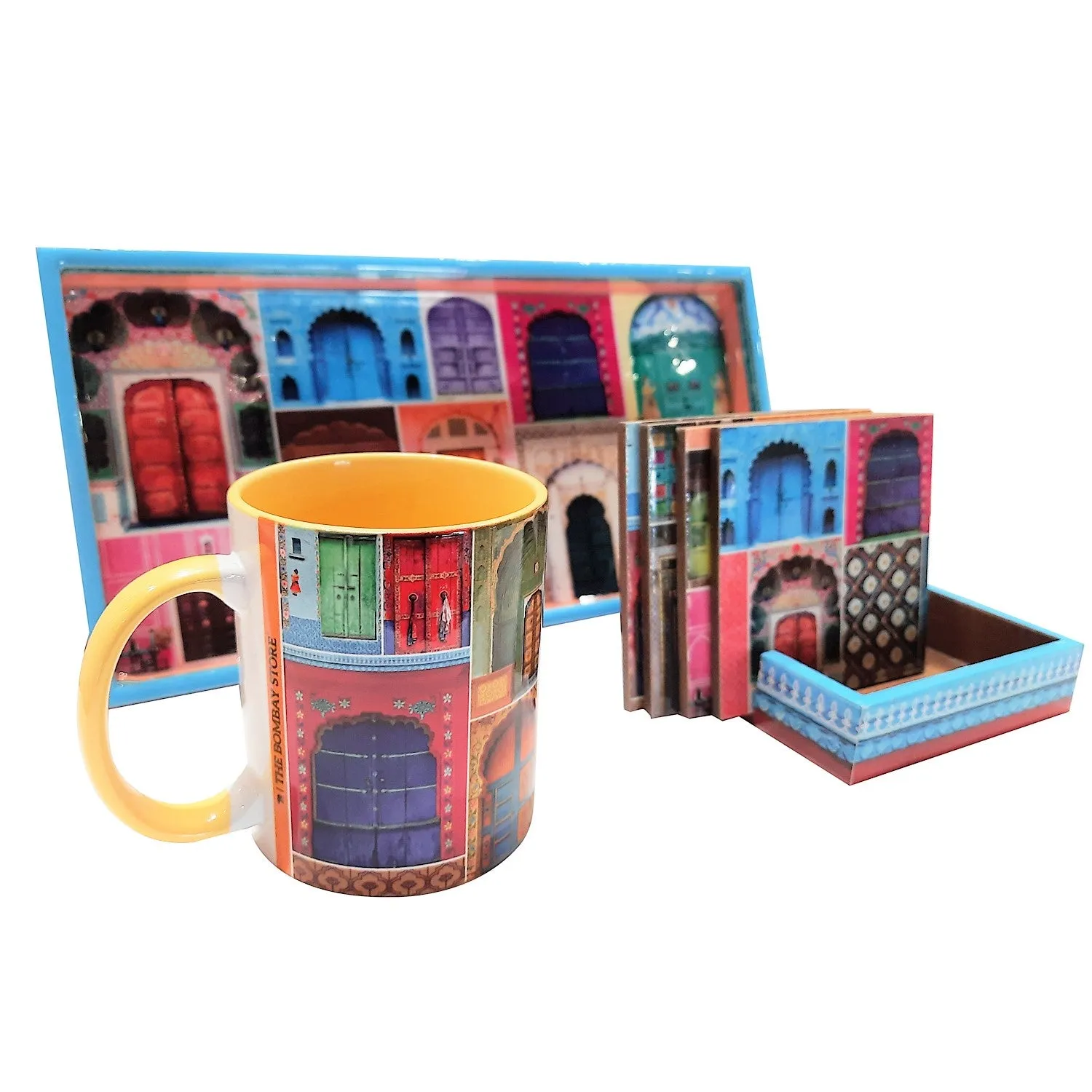 Dwaar Tray, Mug and Coaster Combo Set