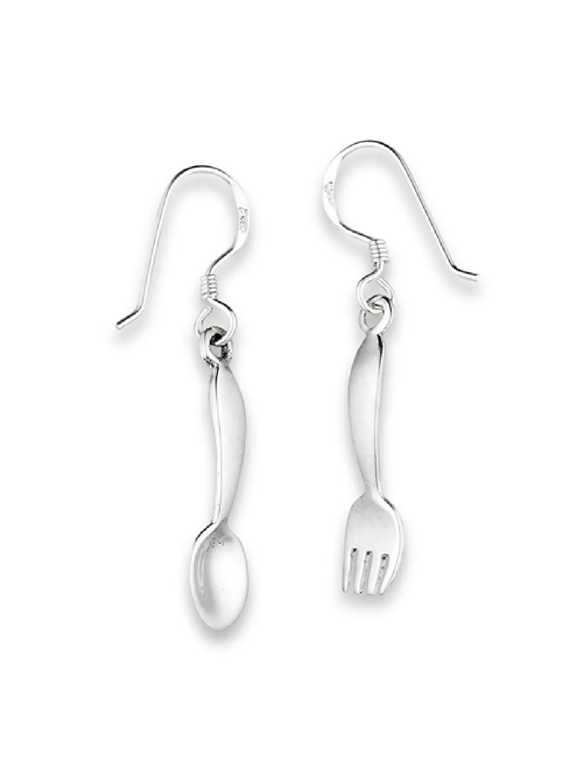 Fork & Spoon Dangle Earrings