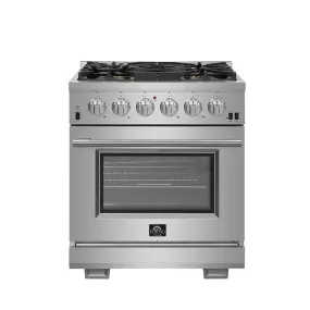 Forno FFSGS6260-30 WHT/BLK/RED/BLU Capriasca - Titanium Professional 30" Freestanding Door Gas Range