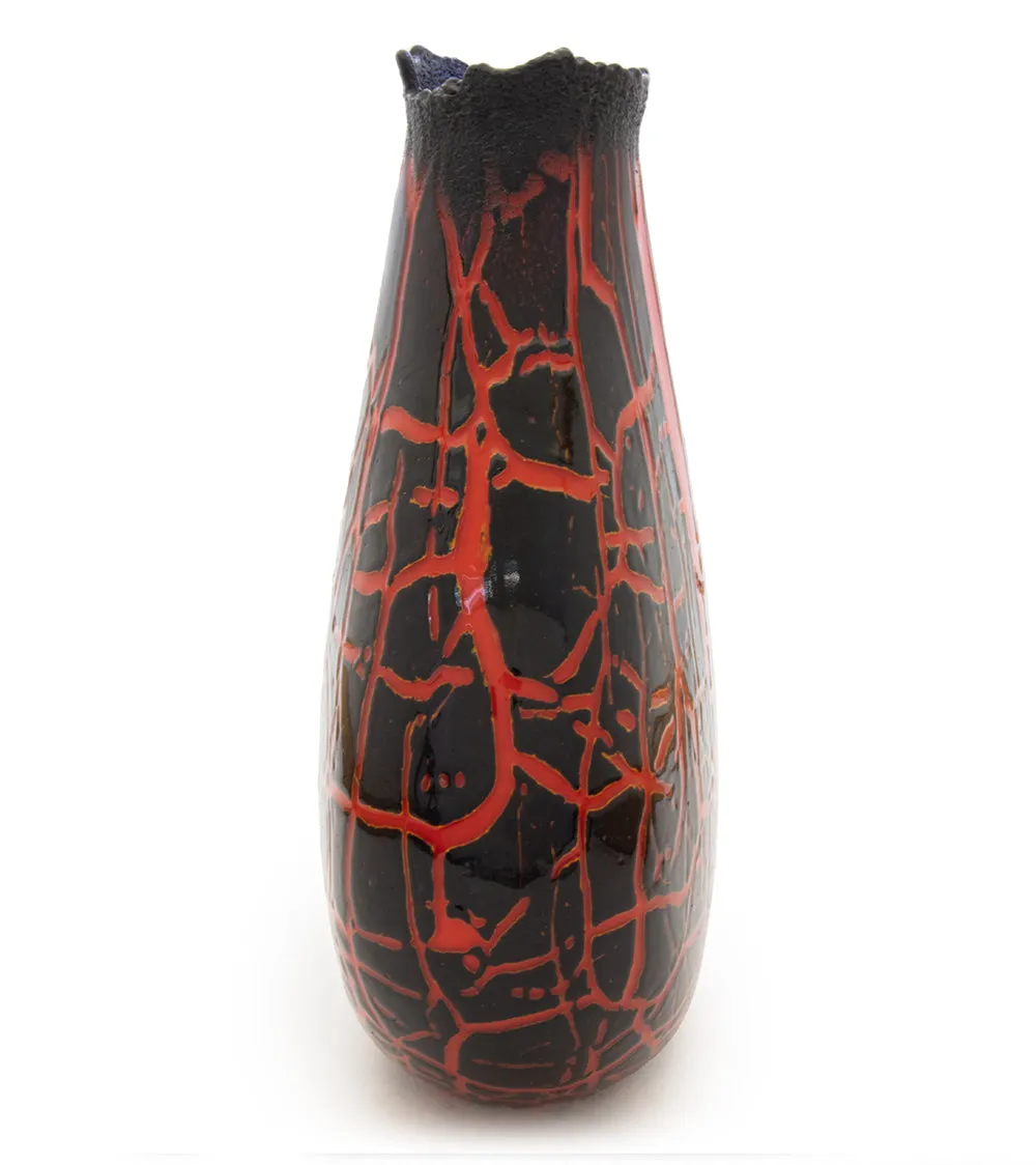 Glass Crackled Vase "CV-62"