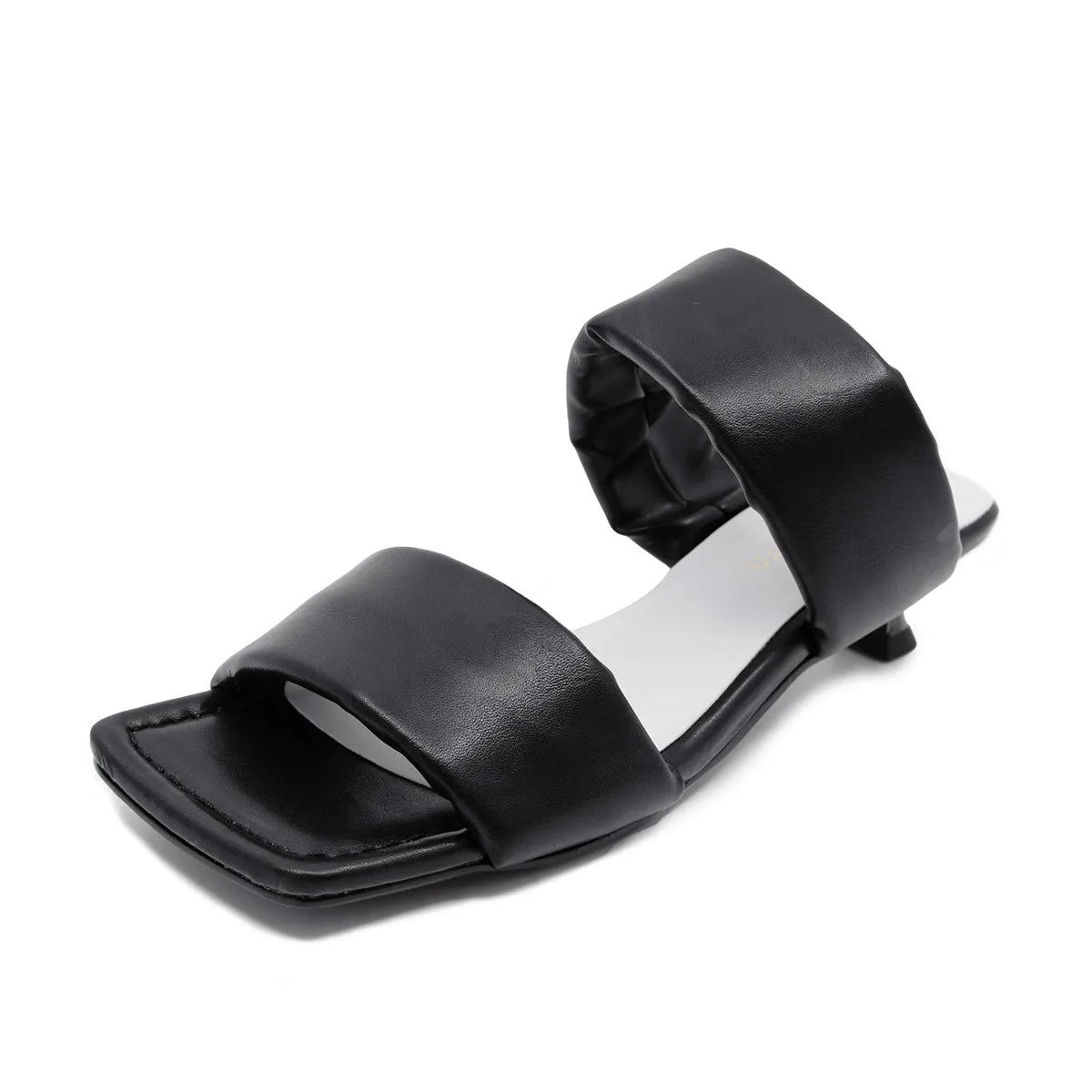 Hano Black Extra Soft Mule Sandals