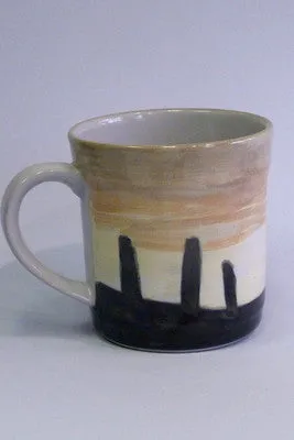 Highland Stoneware Ring of Brodgar Sunset Pint Mug