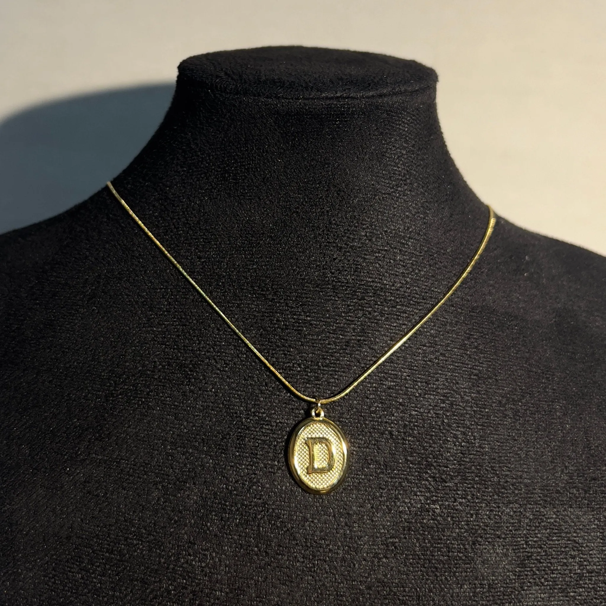 Initial necklace