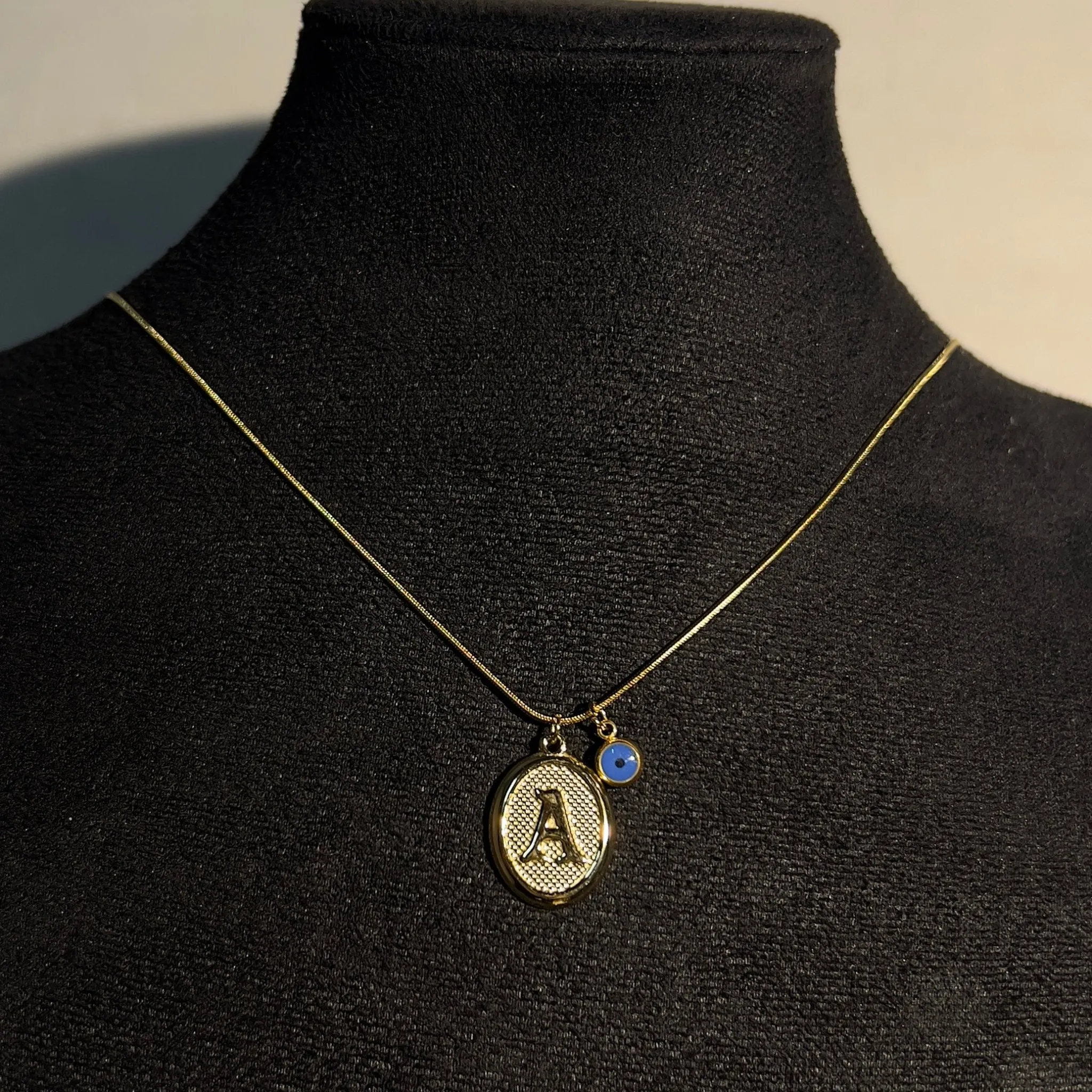 Initial necklace