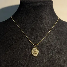 Initial necklace