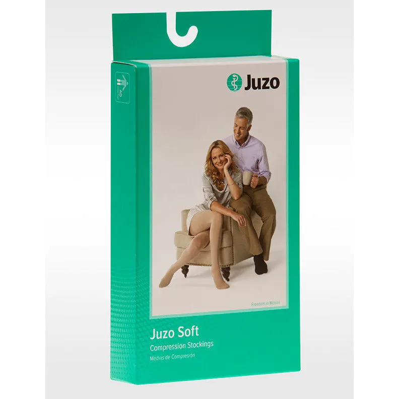 Juzo Soft Pantyhose 30-40 mmHg w/ Fly, Open Toe