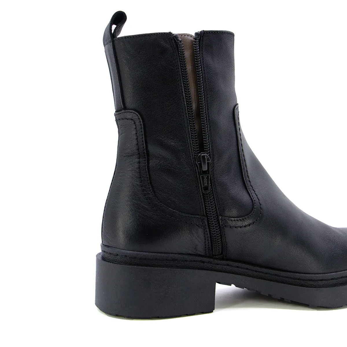 Kari Black Soft Engineer Boots