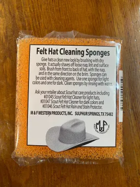 M&F Western® Felt Hat Cleaning Sponges - Set of 2