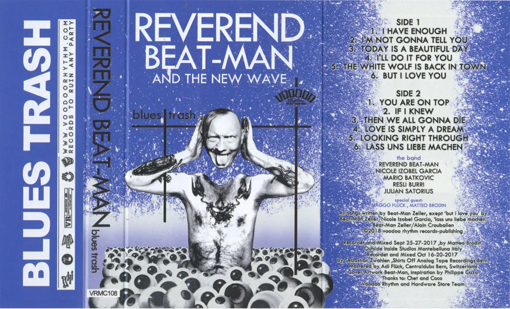 MC TAPE: Reverend Beat-Man and the New Wave - blues trash - VRMC108