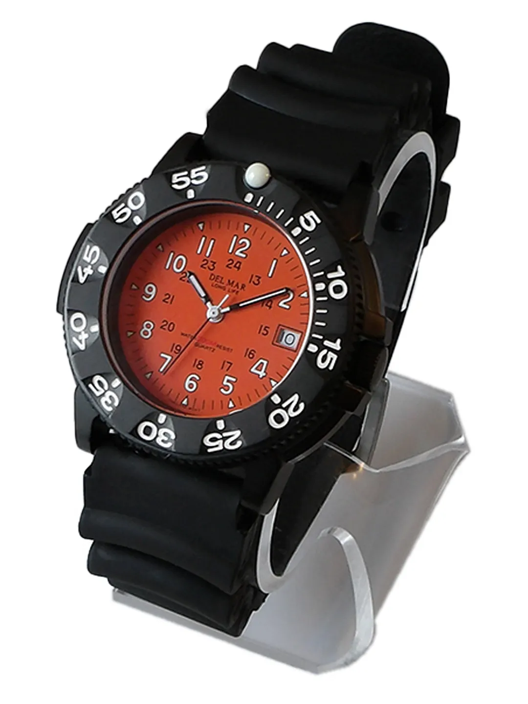 Men's Sand Key Dive 200 M Orange Face & Black Strap #50510