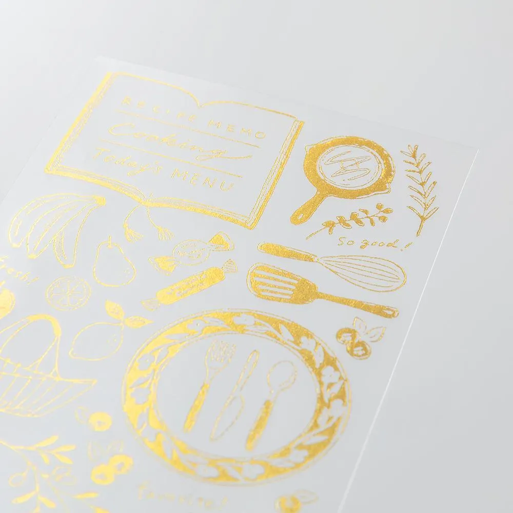 Midori Foil Transfer Sticker - Kitchen