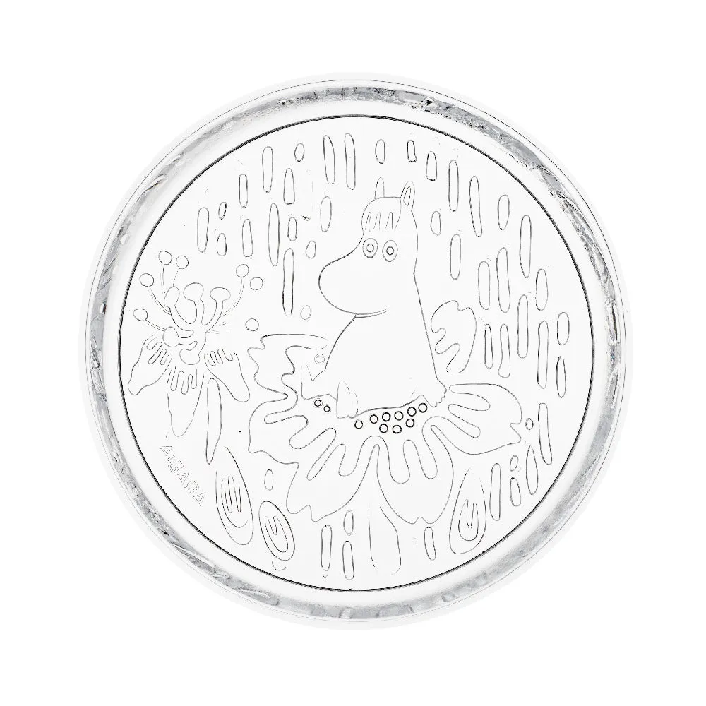 Moomin Clear Glass Plate - Moomin Arabia