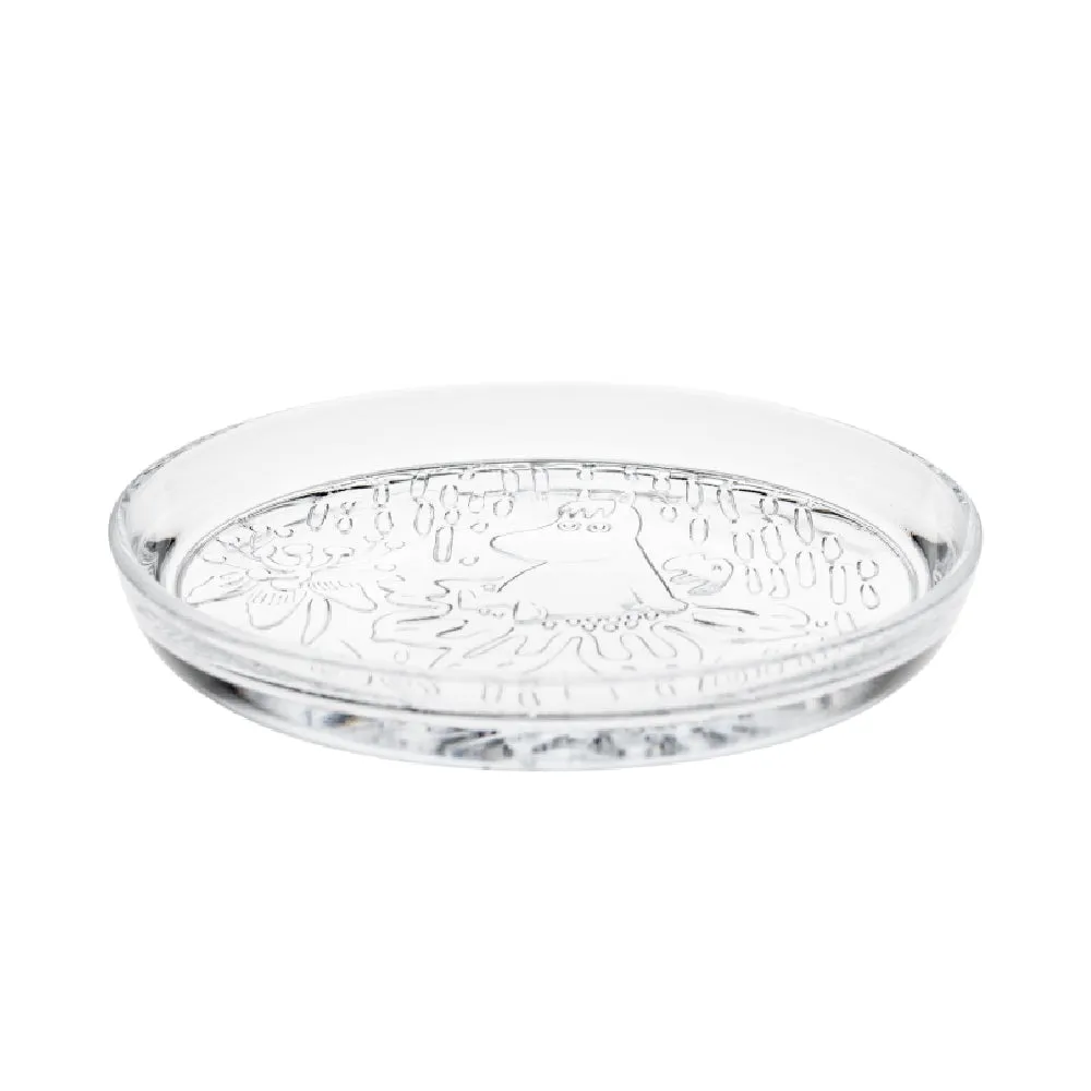 Moomin Clear Glass Plate - Moomin Arabia