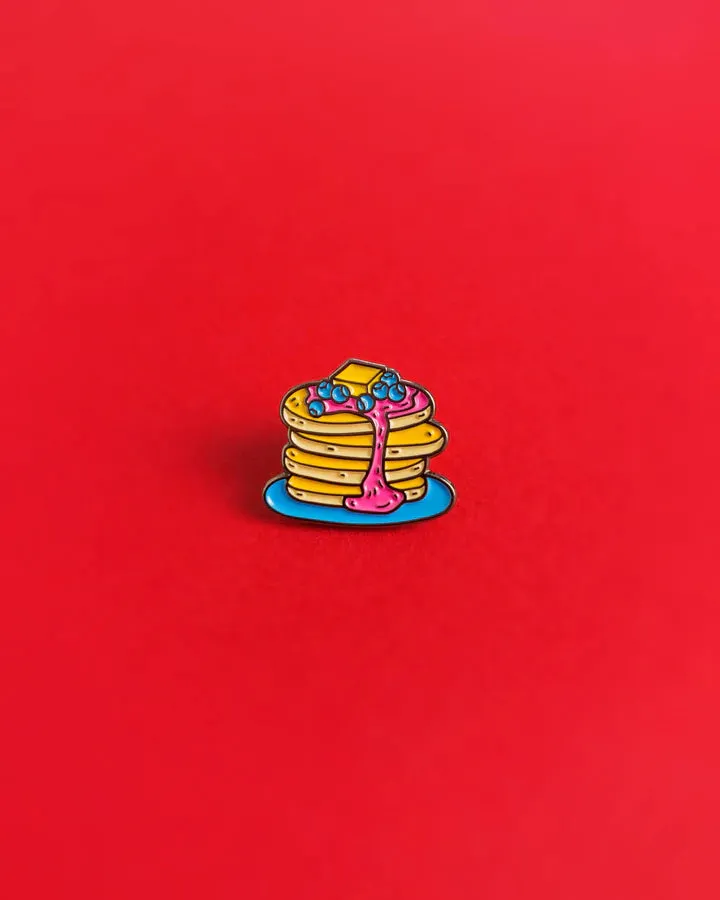 Pancake — enamel pin