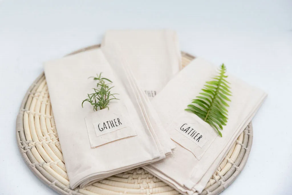 Pocket Napkin Set of 4