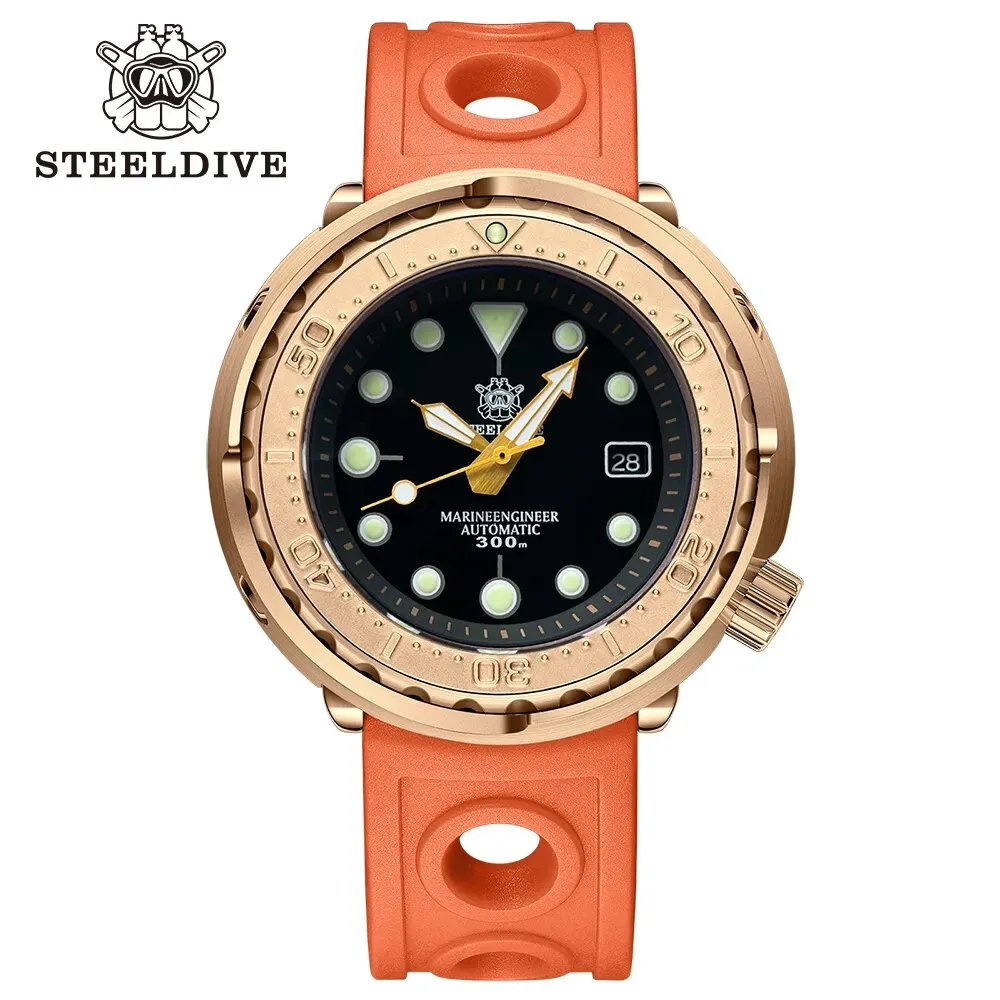 ★Pre-Owned★Steeldive 1975S Bronze Tuna NH35 Dive Watch