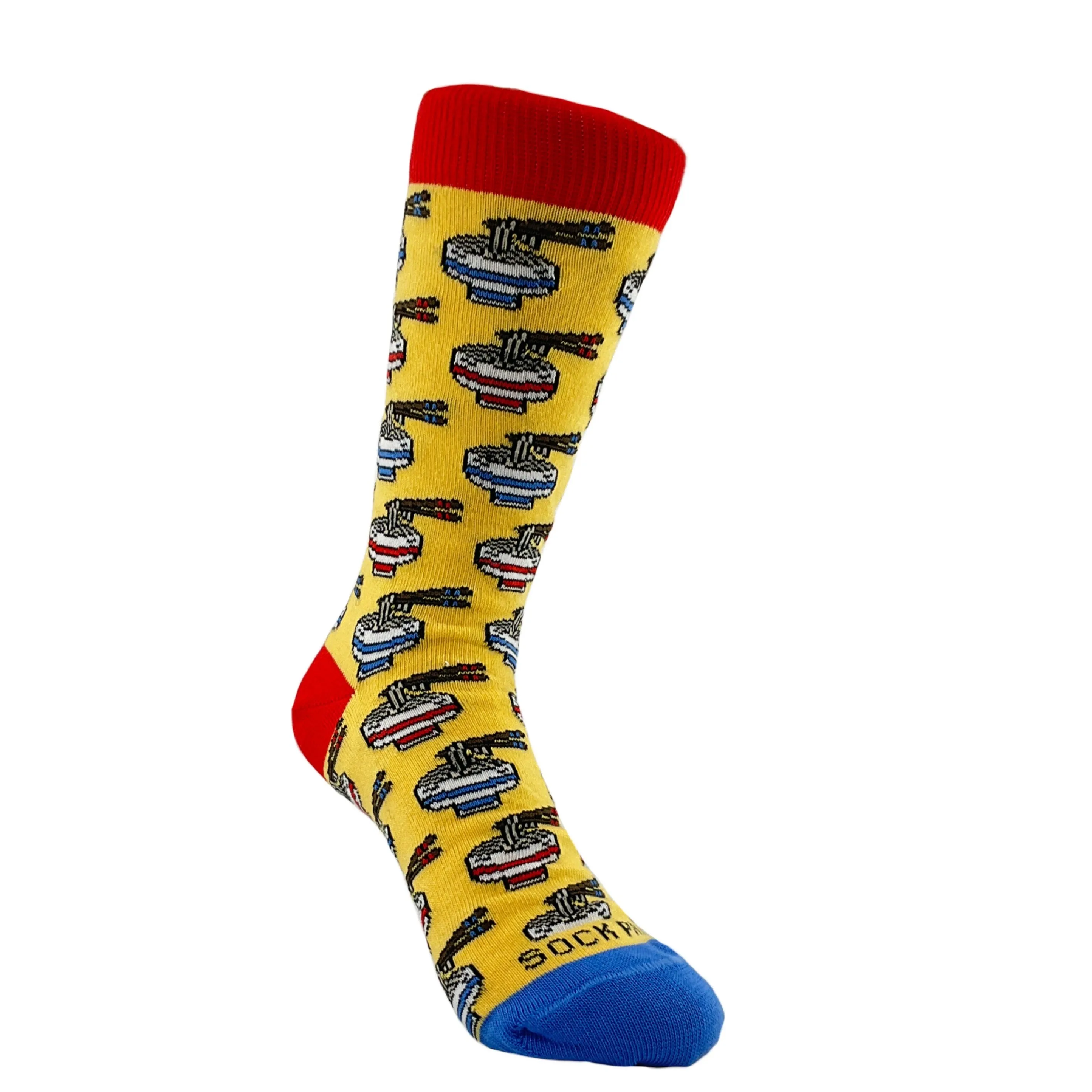 Ramen Socks from the Sock Panda (Adult Small -  Shoe Sizes 2-5)