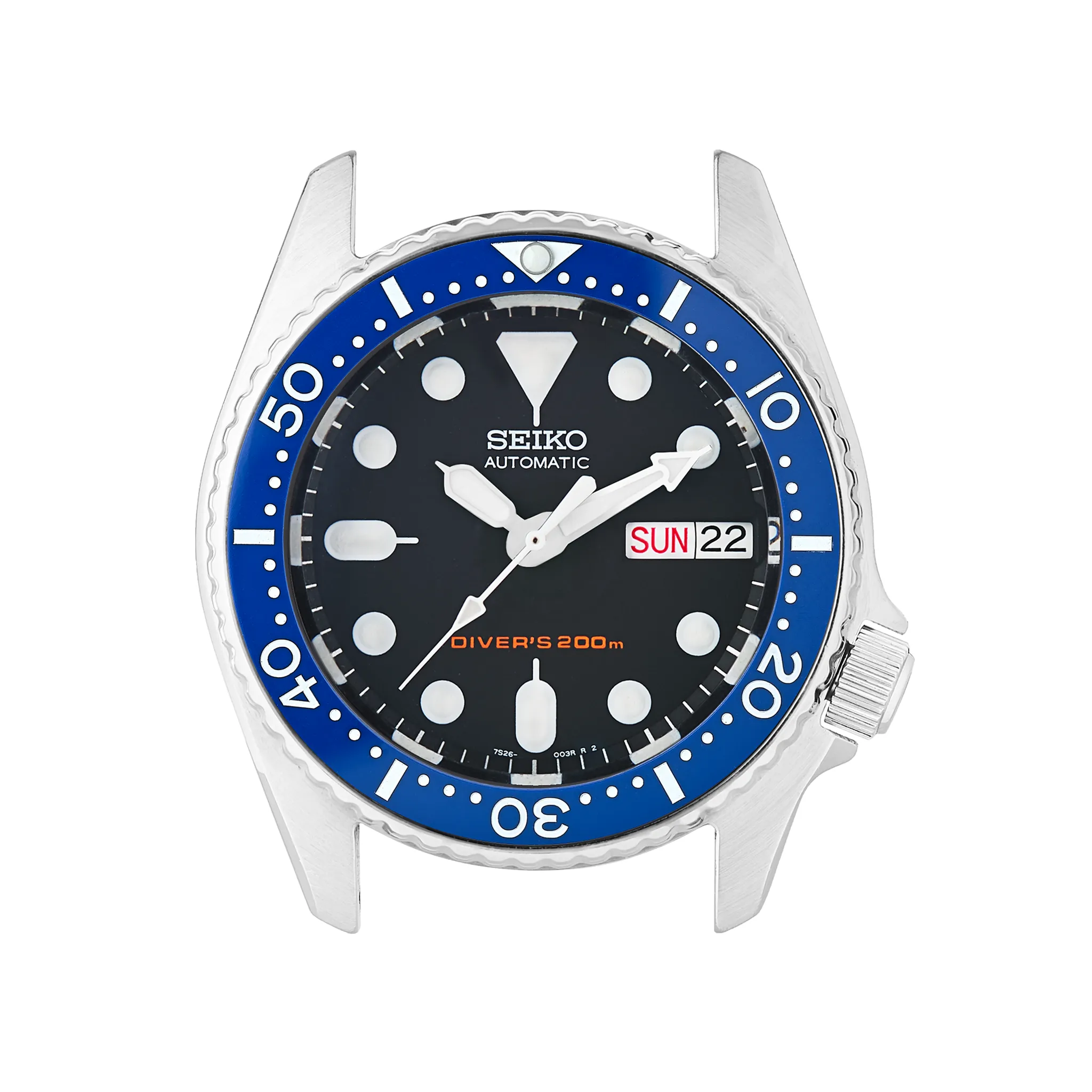 SKX013 Ceramic Bezel Insert: Seiko style Blue