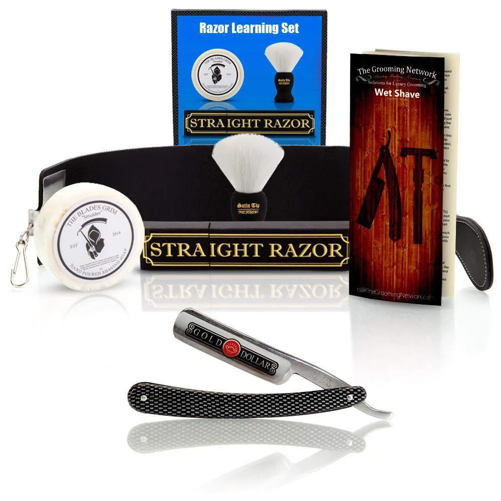 Straight Razor Learning Set - Blunt Edge