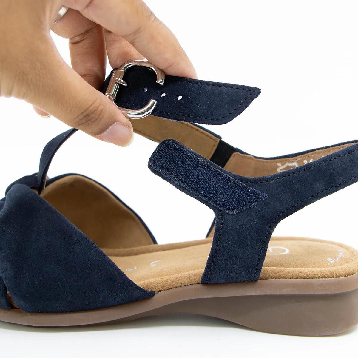 Tricia Navy Soft Walking Sandals